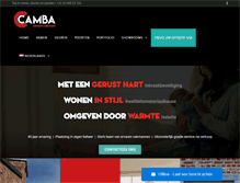 Tablet Screenshot of camba-ramen.be